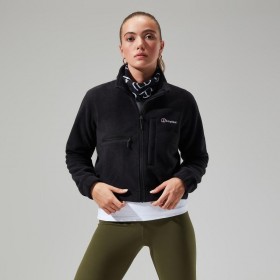  Berghaus Fleecejakke i Urban, Cropped, Co-ord, for kvinner – Svart