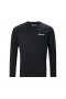  Męska koszulka z długim rękawem i logo firmowym – czarna | Berghaus T-Shirts