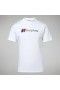  Męska organiczna koszulka z dużym klasycznym logo w kolorze białym | Berghaus T-shirty