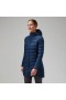 Kurtka damska Nula Micro, długa, ciemnoniebieska | Berghaus Lightweight