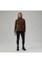 Damska bluza polarowa Prism 2.0 Micro Half Zip Polartec – brązowa | Polar Berghaus