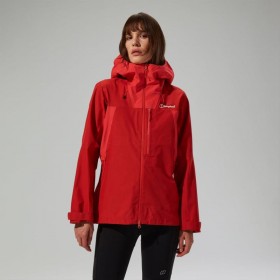  Damska kurtka wodoodporna Ridge-Seeker – czerwona | Berghaus Wodoodporna