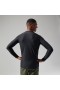  Tricou bărbătesc cu mânecă lungă 24/7 Tech Tee - Negru | Tricouri Berghaus