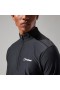 Tricou bărbătesc 24/7 Tech Tee cu mânecă lungă și fermoar pe jumătate - Negru | Tricouri Berghaus