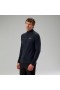  Tricou bărbătesc Ivyhill cu fermoar pe jumătate - Negru | Tricouri Berghaus