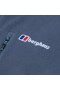  Geacă de fleece Berghaus Prism Micro Polartec cu fermoar pe jumătate pentru bărbați - Gri închis