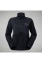  Geacă de fleece cu fermoar cu jumătate de fermoar Fadley pentru femei - Negru | Berghaus Fleece