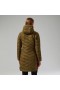  Jachetă lungă izolată sintetică Nula Micro pentru femei - Verde | Berghaus Lightweight