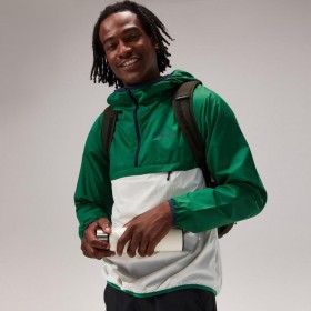  Jachetă impermeabilă Corbeck pentru bărbați - Verde / Gri deschis | Berghaus Lightweight