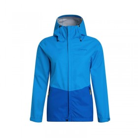 Jachetă impermeabilă cu ventilație Deluge pentru femei - Albastră | Berghaus Waterproof