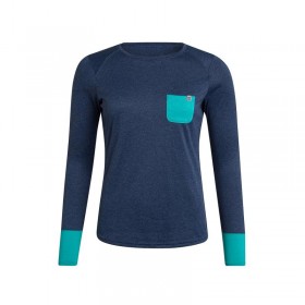  Tricou cu mânecă lungă Explorer Tech pentru femei - Albastru | Tricouri Berghaus