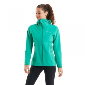  Jachetă impermeabilă ventilată Mehan pentru femei - Verde | Berghaus Waterproof