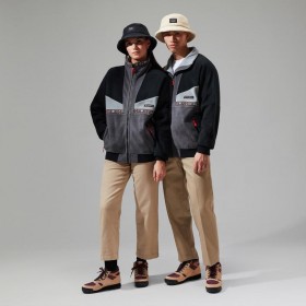  Jachetă Fleece Tramantana 91 Femei/Bărbați -Negru/Gri | Lână Berghaus