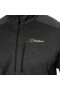  Muškarci Spitzer Half Zip flis -crna | Berghaus runo