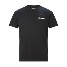  Muška majica s logom sprijeda i straga - crna | Berghaus majice