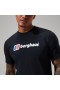  Berghaus T-shirts med ekologisk logotyp, svart | Herr