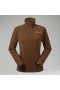 Berghaus Fleecejacka Prism 2.0 Micro Half Zip Polartec Dam Brun