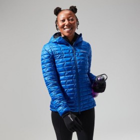  Berghaus Insulated Cuillin Insulated Hoody för kvinnor – Blå