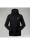  Kadın Deluge Pro 3.0 Yalıtımlı Su Geçirmez Ceket - Siyah | Berghaus Su Geçirmez