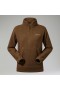  Kadın Hawksker Yarım Fermuarlı Polar - Kahverengi | Berghaus Polar
