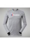  Camiseta de manga larga para hombre con logo grande, gris oscuro | Camisetas Berghaus