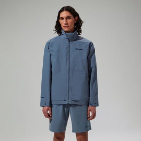  Chaqueta impermeable Woodwalk para hombre, azul | Berghaus Impermeable