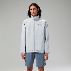  Chaqueta impermeable Woodwalk para hombre, gris | Berghaus Impermeable