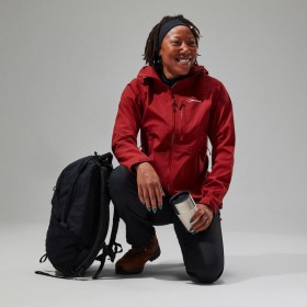  Chaqueta impermeable Truda Flex para mujer - Roja | Berghaus Impermeable