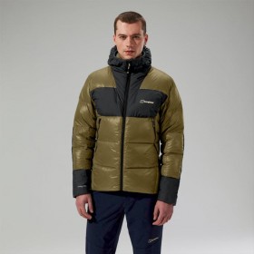  Pánská zateplená péřová bunda URB Arkos Reflect - zelená/černá | Berghaus Insulated