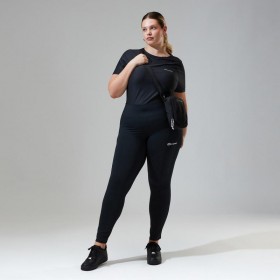  Dámské legíny Berghaus Big Logo Core - černé | Legíny Berghaus