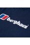  Berghaus T-shirts med økologisk logo foran og bagpå til mænd, mørkeblå |