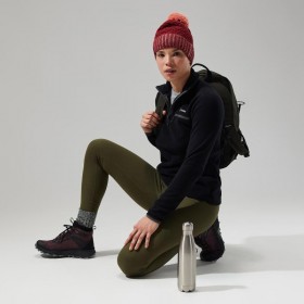  Dame Prism 2.0 Micro Halv Lynlås - Sort/Sort | Berghaus Lightweight