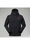 Heren Arnaby Hooded Waterproof Jacket Zwart | Berghaus Lichtgewicht