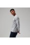  Heren Big Logo Longsleeve T-shirt Donkergrijs | Berghaus T-shirts