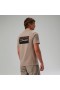  Heren Cheviot Box Logo T-shirt met korte mouwen - grijs | Berghaus T-shirts