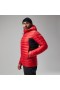 Heren MTN Seeker MW Down Hoody - Rood/Zwart | Berghaus Geïsoleerd
