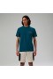  Heren MTN Silhouette T-shirt met korte mouwen - Blauw | Berghaus T-shirts
