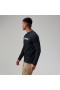  Heren Biologisch Groot Logo Lange Mouw T-shirt Zwart | Berghaus T-shirts