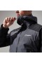  Heren Paclite Peak Vented Jacket - Grijs/Zwart | Berghaus Lichtgewicht