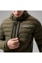 Heren Theran Hybrid Hooded Jacket - Donkergroen | Berghaus Insulated