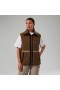  Heren/dames Rhynie Aztec fleece gilet -bruin/zwart | Berghaus-fleece