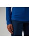  Dames 247 Half Zip Tech Tee met lange mouwen - Blauw | Berghaus T-shirts