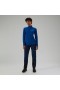  Dames 247 Half Zip Tech Tee met lange mouwen - Blauw | Berghaus T-shirts