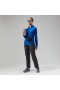  Dames 24/7 Tech T-shirt met lange mouwen en halve rits - blauw | Berghaus T-shirts