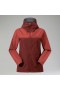 Dames Deluge Pro 3.0 waterdichte jas - Rood | Berghaus Waterdicht