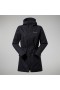 Dames Foxghyll Hooded Parka - Zwart/Grijs | Berghaus Waterdicht