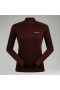  Dames Ivyhill Half Zip Top - Bruin | Berghaus T-shirts