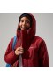  Dames Monic Gemini 3-in-1 jas - donkerrood | Berghaus waterdicht