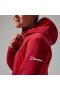  Dames MTN Seeker MW Synthetische Hoody - Donkerrood/Rood | Berghaus Lichtgewicht