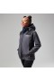  Vrouwen Paclite Dynak Jas - Grijs/Zwart | Berghaus Waterdicht